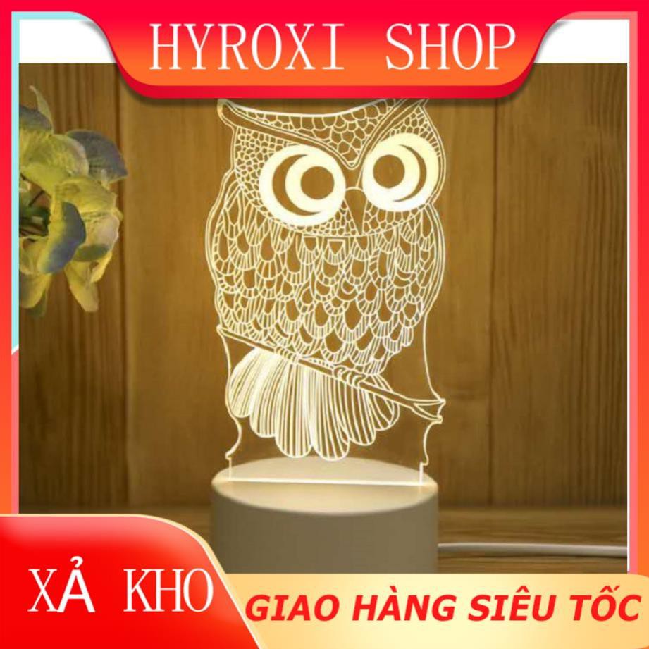 Đèn Ngủ 3D Led Nhiều Mẫu Hình Cực Đẹp Lamp 3D HYROXISHOP