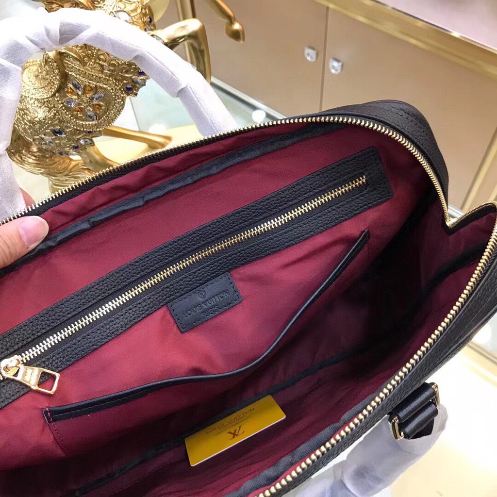 Cặp xách công sở nam da thật thời trang cao cấp Louis Vuitton LV phong cách thanh lịch, thời thượng