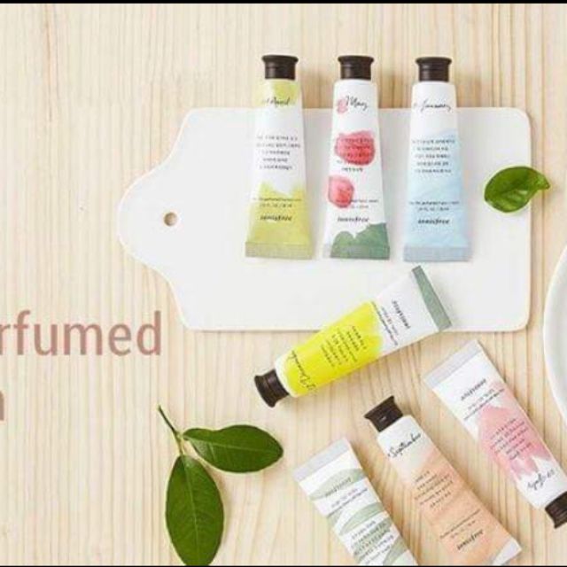 Kem dưỡng da tay theo tháng innisfree perfumed hand cream