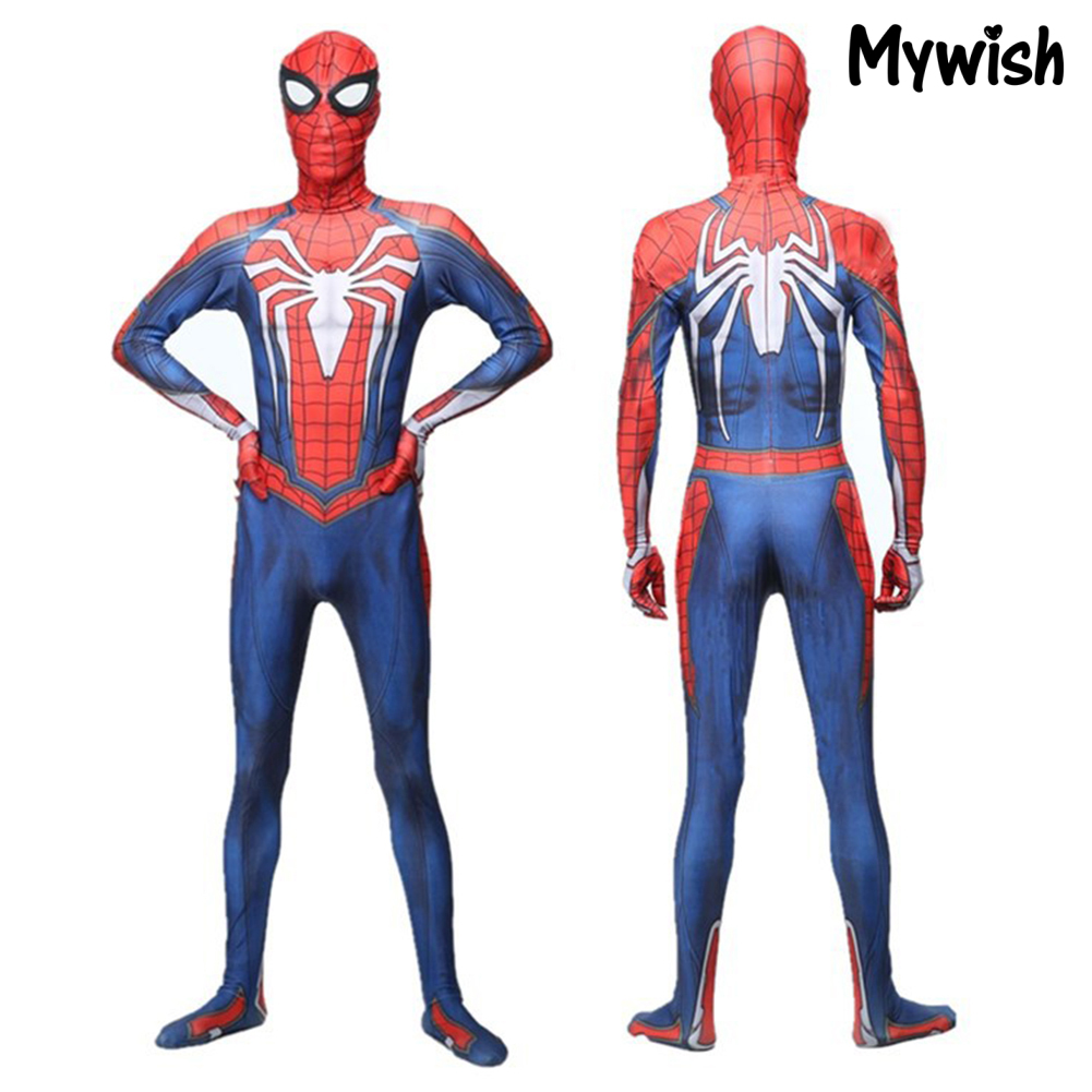 Bộ Đồ Liền Thân Hóa Trang Captain America War / Spiderman Độc Đáo Cho Bé Dịp Halloween