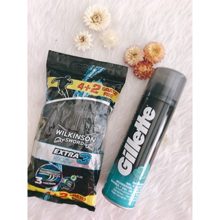 Gel/bọt cạo râu Gillette 200ml - Đức