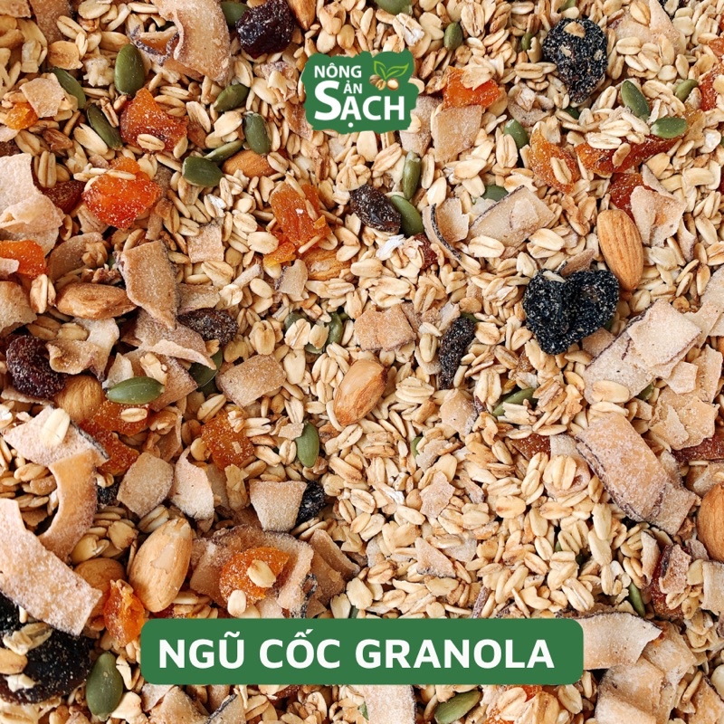 Ngũ Cốc Ăn Kiêng - Yến Mạch Granola Homemade 500g