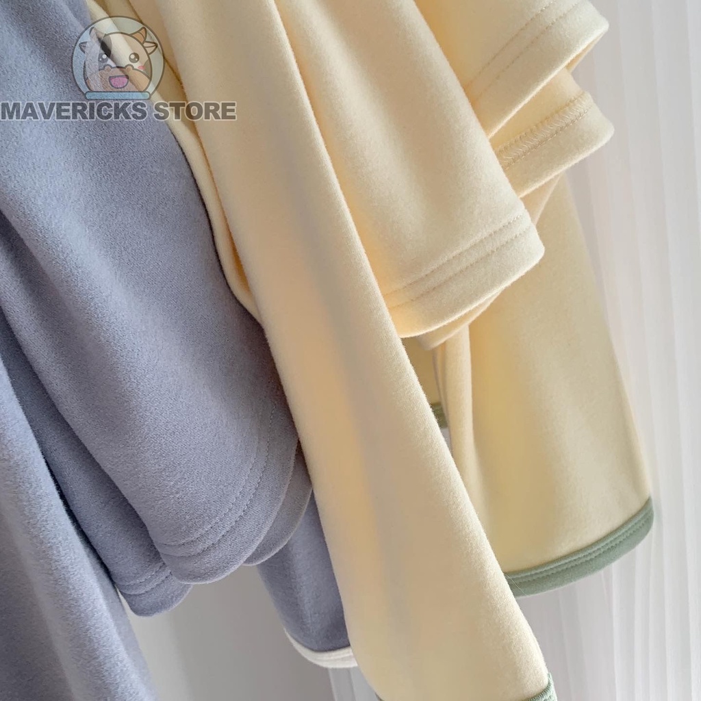 Áo Thun Tay Dài Cổ Tròn Màu Sắc Thanh Lịch Dành Cho Nữ