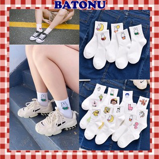 Combo 5 đôi Tất nữ cổ cao hình thỏ đáng yêu TN72