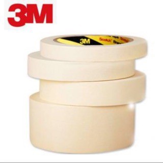Băng Keo Giấy Siêu Dính  Masking Tape 3M 2600 (15, 20, 24, 48mm) x 30 yards