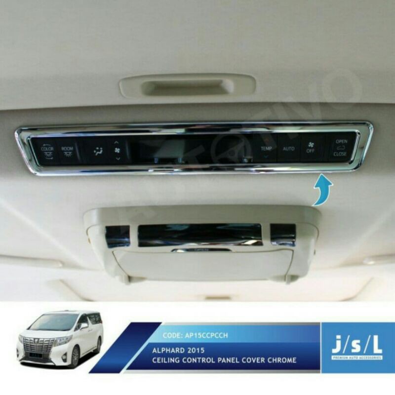 Ốp Bọc Bảng Điều Khiển Trần Xe Hơi Alphard Chất Lượng Cao