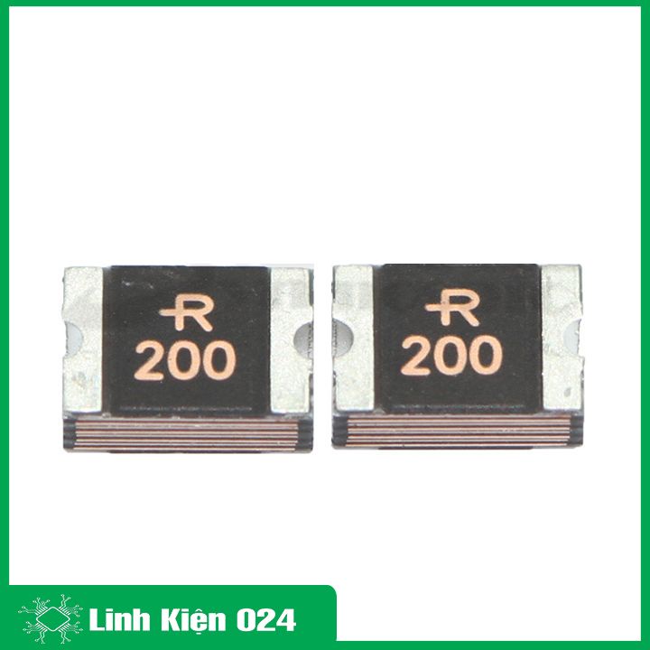 Cầu chì dán 1812 8V 2A, cầu chì tự phục hồi SMD bảo vệ quá dòng