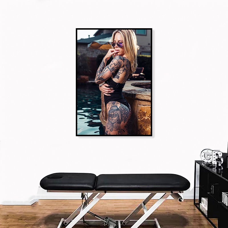 Tranh Hình Xăm - Tranh Tattoo Trang Trí Tiệm Xăm Tattoo
