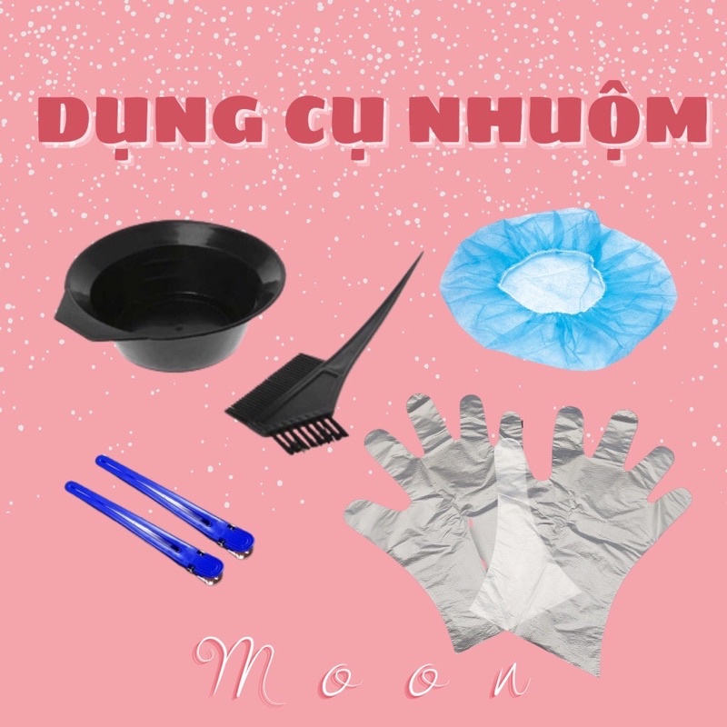 Bộ dụng cụ nhuộm tóc đầy đủ