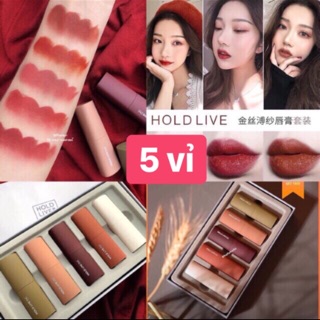 Son thỏi bộ 5 cây hold live mới nhất bây giờ