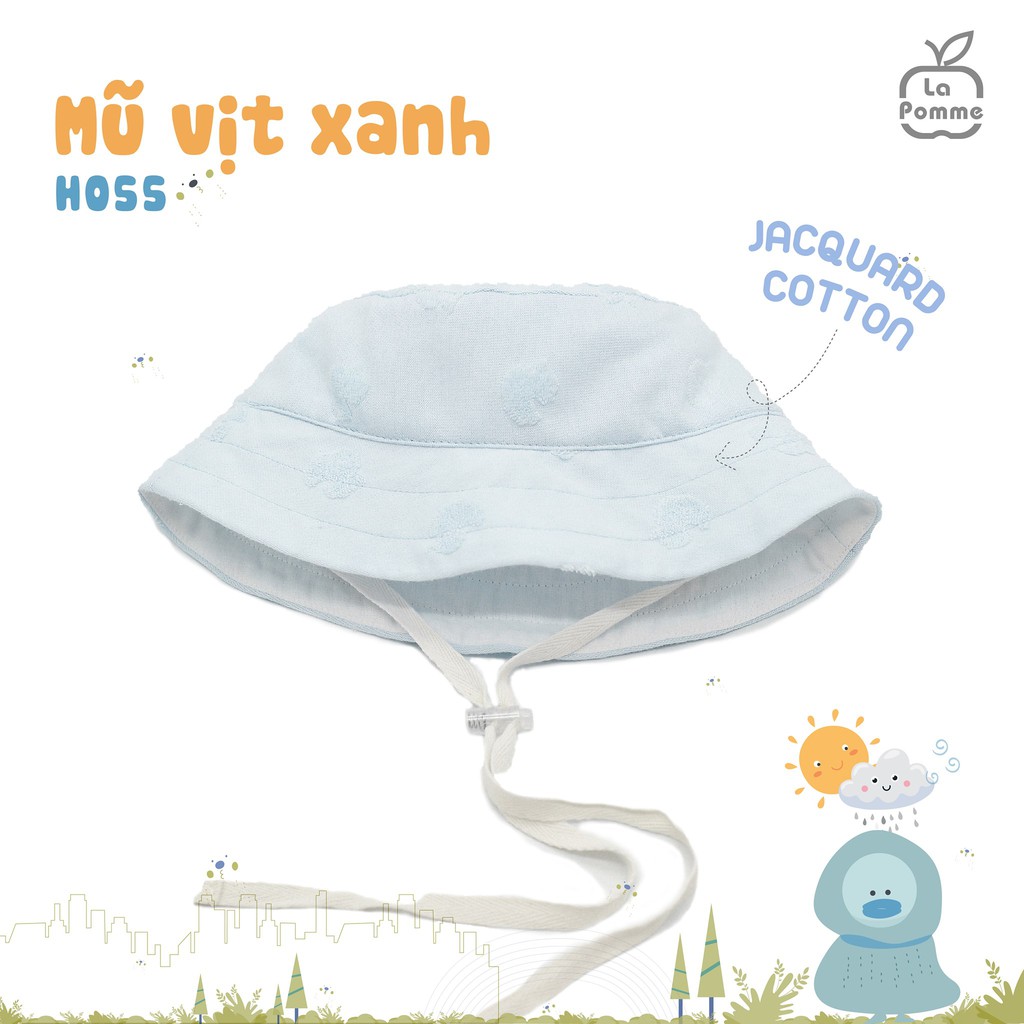 H055 Mũ La Pomme tai bèo Vịt xanh