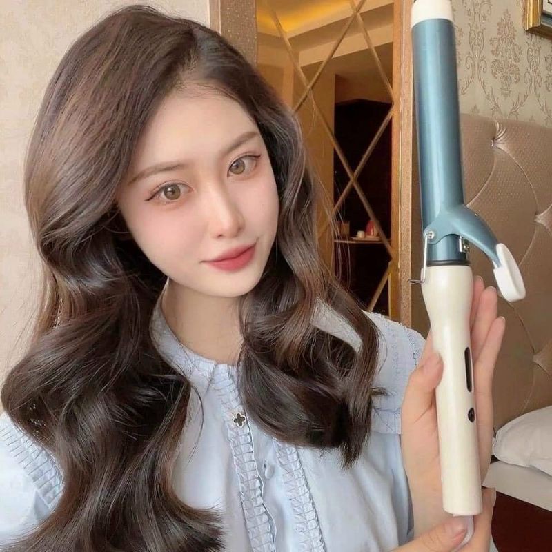 Máy uốn tóc, Kẹp uốn tóc ự động xoay tự động mini tiện dụng