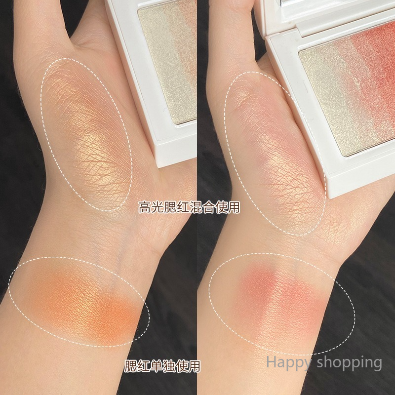 (Hàng Mới Về) Phấn Bắt Sáng Kiêm Phấn Má Hồng 2 Trong 1 Màu Gradient | BigBuy360 - bigbuy360.vn