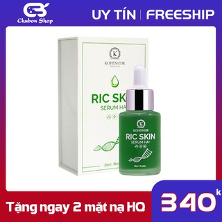 Ric Skin Serum Ha+ tem điện tử chính hãng
