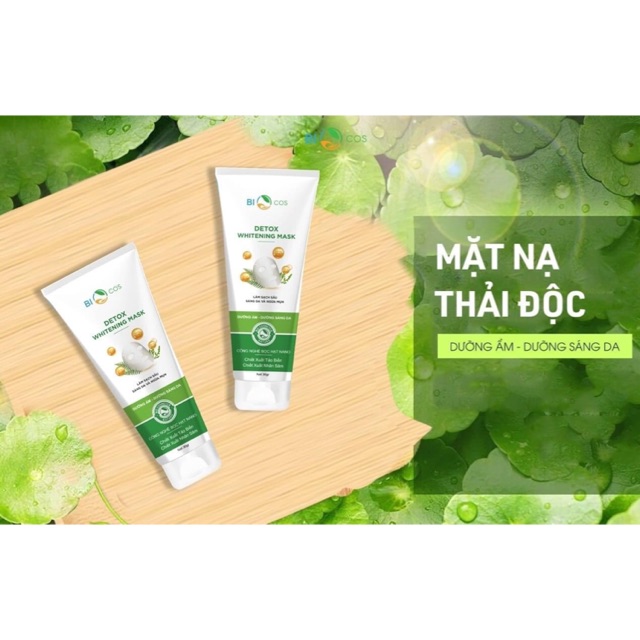 Dưỡng ẩm, sáng da, mặt nạ thải độc DETOX _WHITENING_MASK