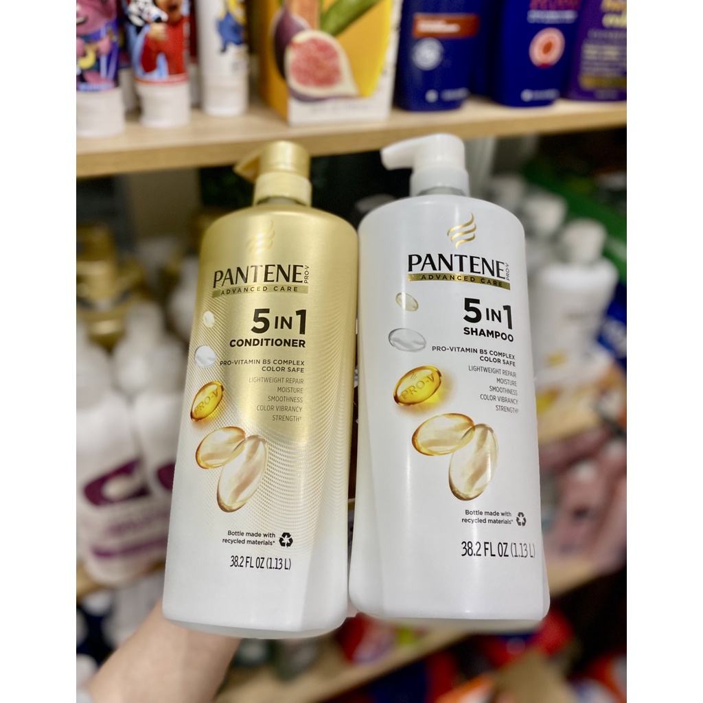 (HÀNG CHÍNH HÃNG) Dầu Gội Và Dầu Xả Pantene 5 in 1 Pro V Advanced Care