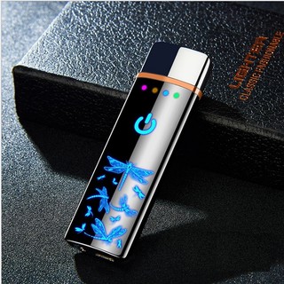 ( Giảm Giá Lớn ) Bật Lửa Lighter Cảm Ứng Vân Tay In Họa Tiết Cực Đẹp, Bật Lửa  3D Cực Độc Đáo, Bật Lửa Hình, Bật Lửa
