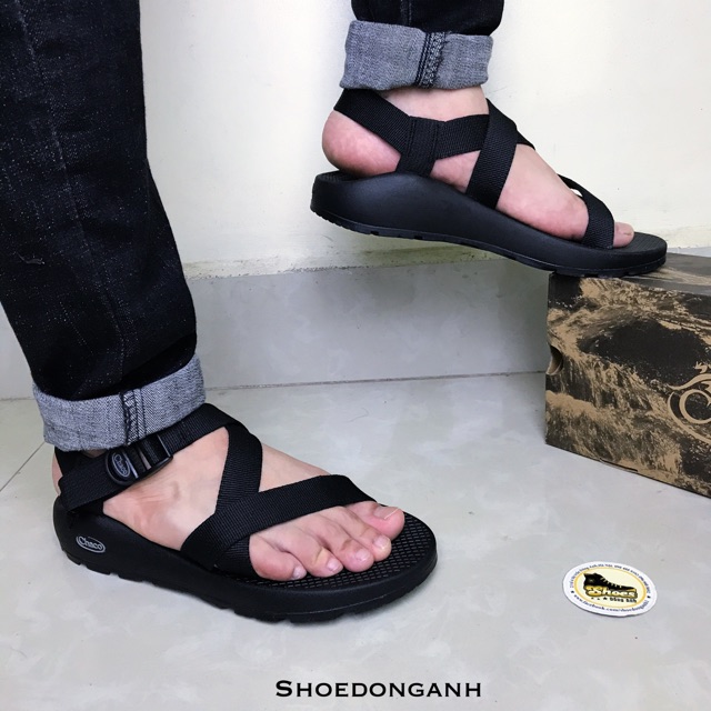 Dép Chaco nam đen truyền thống hàng siêu cấp