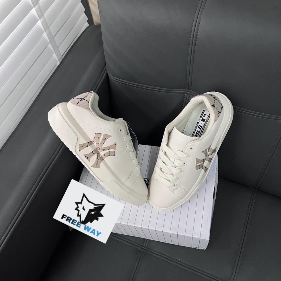 Giày MLB Chunky Classic Heel 💙MỚI NHẤT 2022💙MLB Chunky Classic Heel Dia Monogram - Giày Chunky Unisex - Simple Sneaker