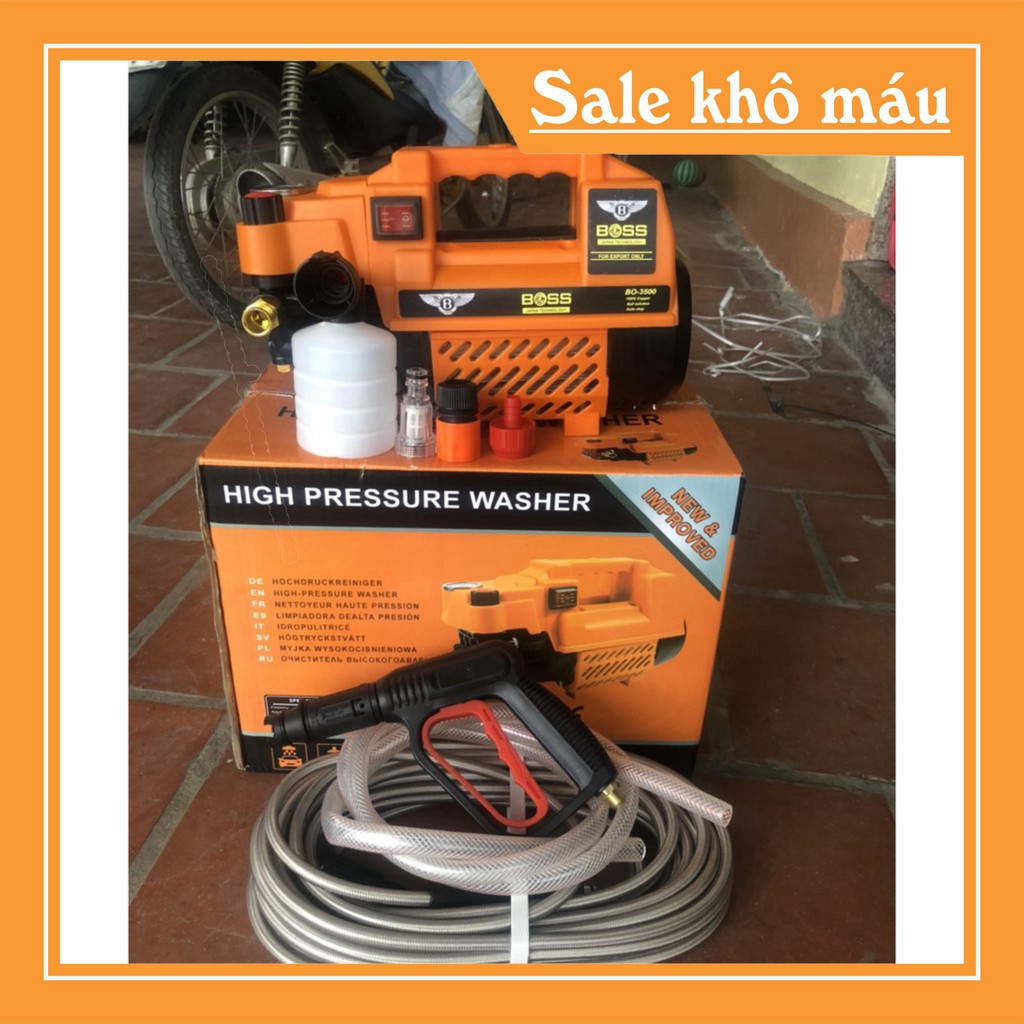 xả kho máy xịt rửa ô tô xe máy Boss B11 3500W siêu rẻ