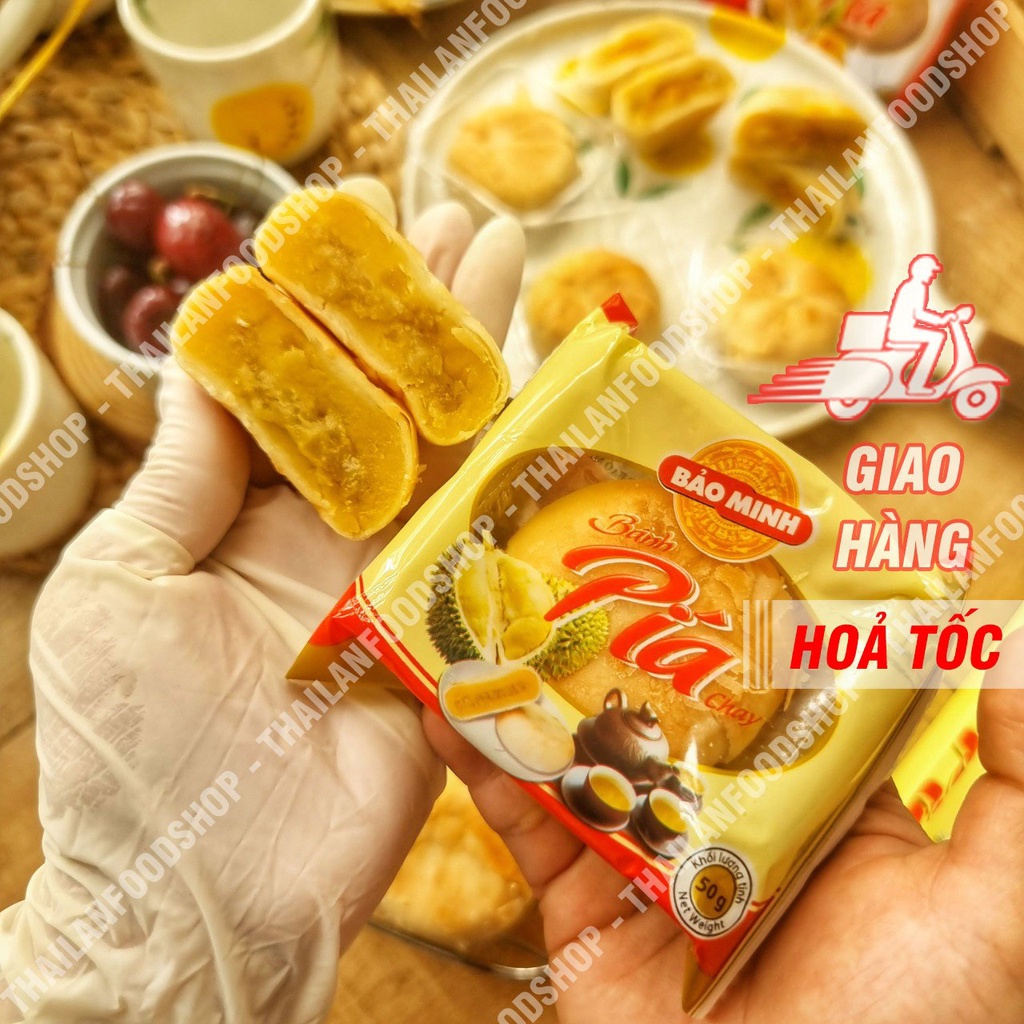 Bánh Pía Bảo Minh Chay - Gói 300gr (6 bánh)
