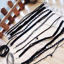 Vòng cổ chocker phong cách Hàn Quốc