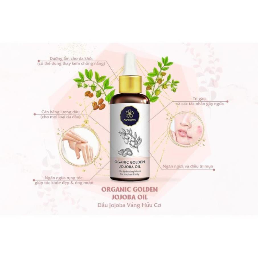 Tinh chất dưỡng ẩm chống lão hóa làm dịu hồi phục da jojoba oil Asaroma 30ml | BigBuy360 - bigbuy360.vn