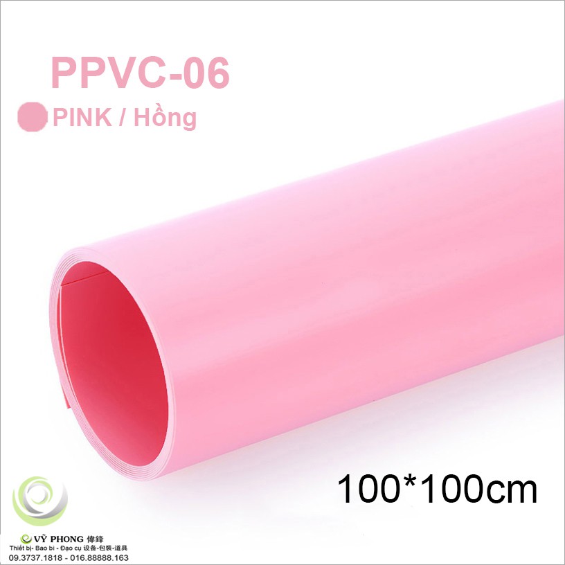 Phông nền chụp ảnh PVC 100cm màu trơn CHỤP HÌNH PPVC100x100-01,2,3,4,5,6,7,8,9