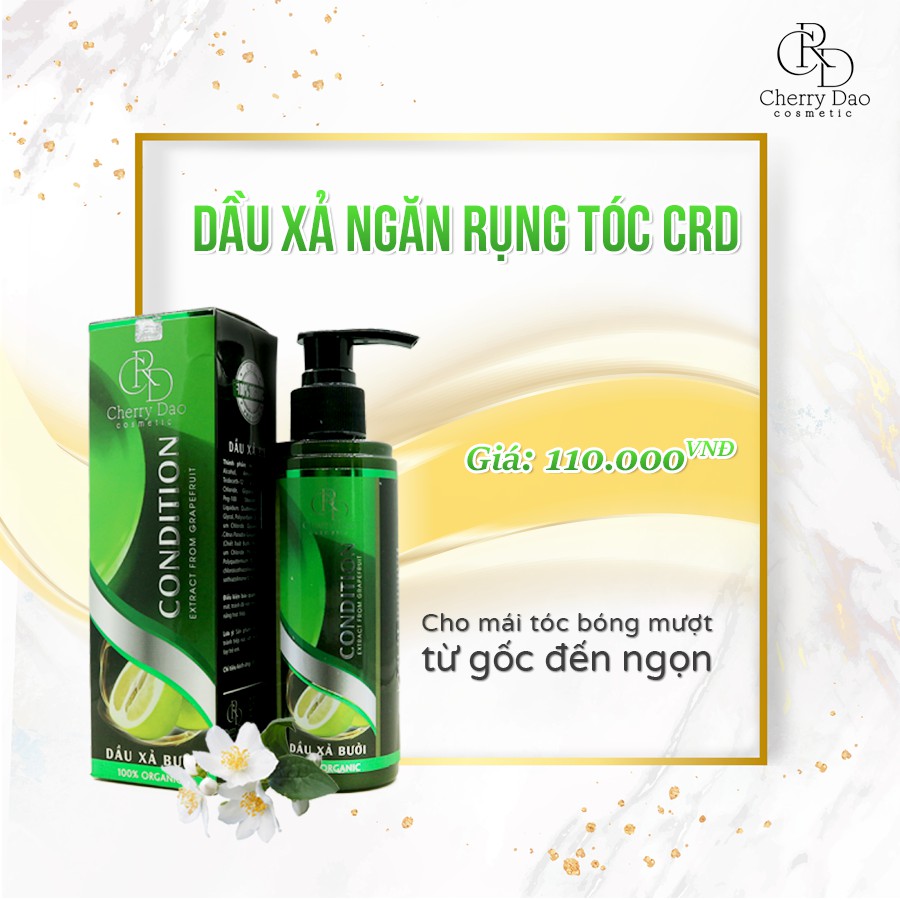 Dầu xả mọc tóc ngăn ngừa rụng tóc dưỡng tóc tinh dầu bưởi CRD