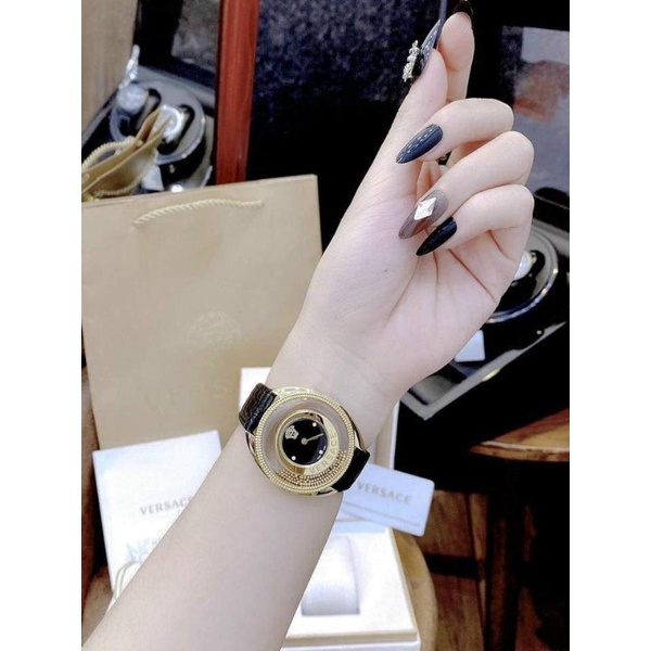 Đồng Hồ Nữ VS versare Đá Chạy mặt kính Shaphia