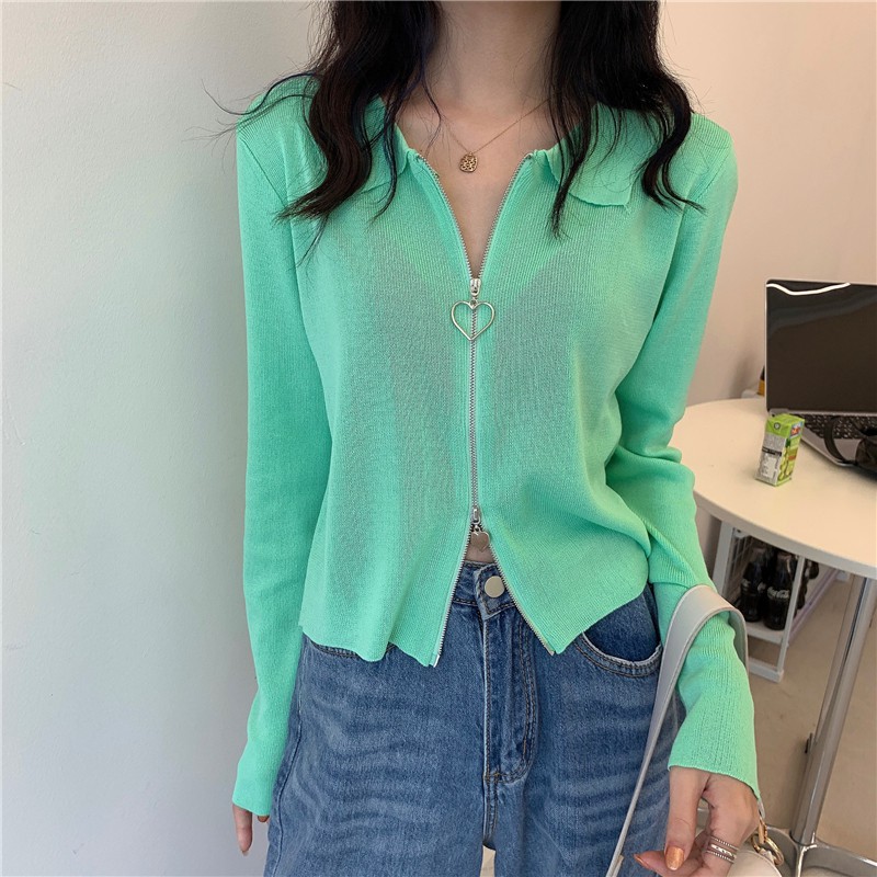 Áo khoác cardigan tay dài phong cách trẻ trung hợp thời trang cho nữ | BigBuy360 - bigbuy360.vn