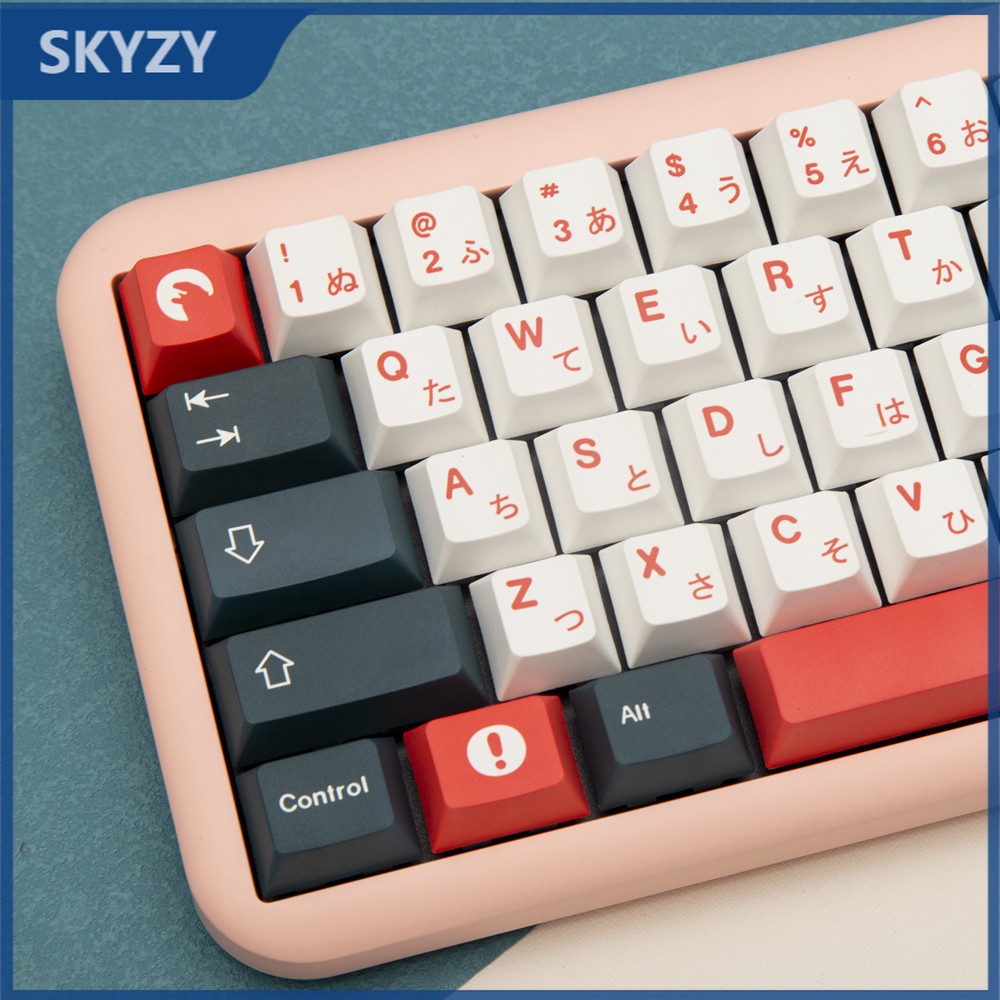 140 Phím Kaiju Keycaps Cherry Profile Anime PBT DYE SUB Bàn phím cơ học Keycap