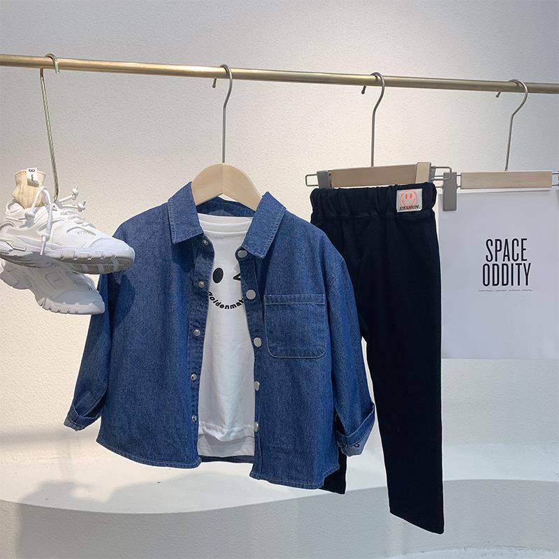 Áo Sơ Mi Denim Mỏng Phong Cách Mới 2022 Cho Bé Gái