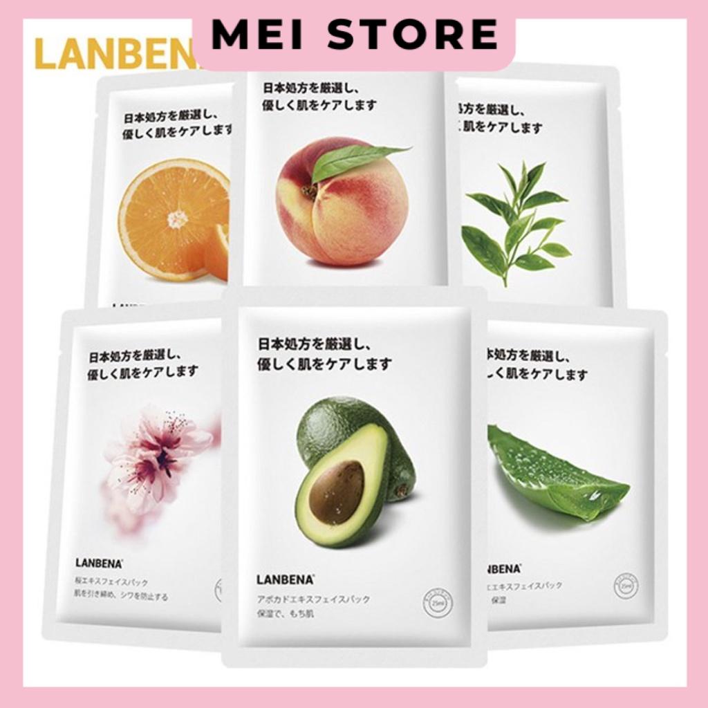 Mặt nạ trái cây LANBENA chăm sóc da công thức Nhật Bản