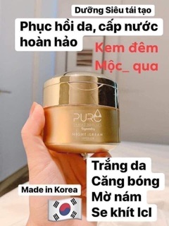 {Mẫu 2020} Kem MỘC QUA (PURE) Ban Đêm