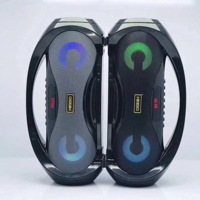 Loa Bluetooth Karaoke Xách Tay KIMISO S2 Di Động- Loa Bluetooth Mini Âm Bass Cực Hay Đèn Led Sống Động - Hàng C