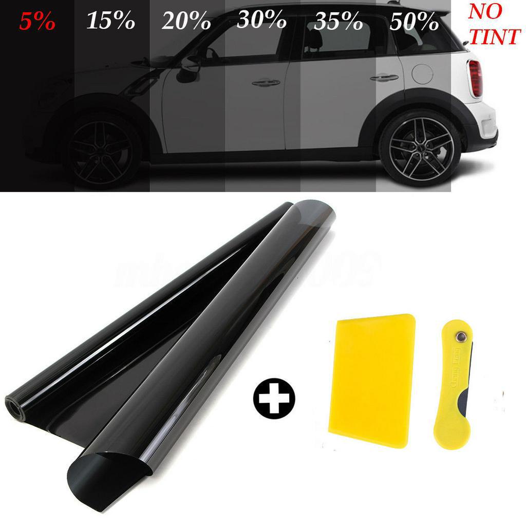 Tấm phim dán cửa sổ xe hơi 50cm x 300cm 1% 15% 50%
