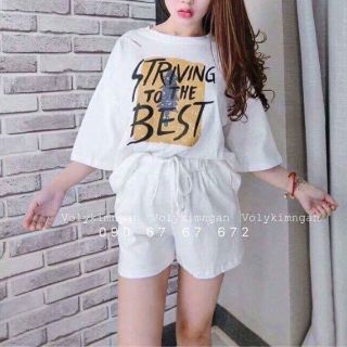 Set bộ đồ thun ngắn BEST