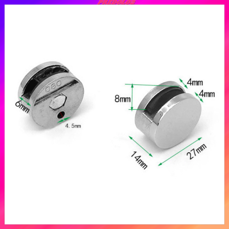 Bộ 2 Giá Đỡ Gương Tròn Bằng Hợp Kim Kẽm ~ Zinc 2