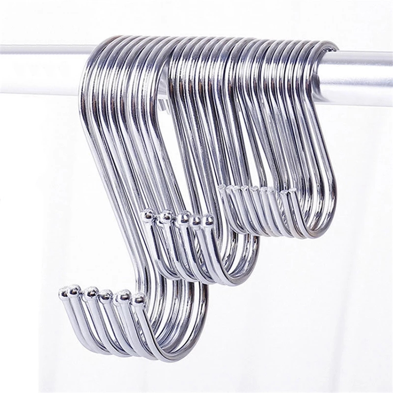 Móc Treo Đồ Hình Chữ S Bằng Thép Không Gỉ Thiết Kế Tiện Dụng