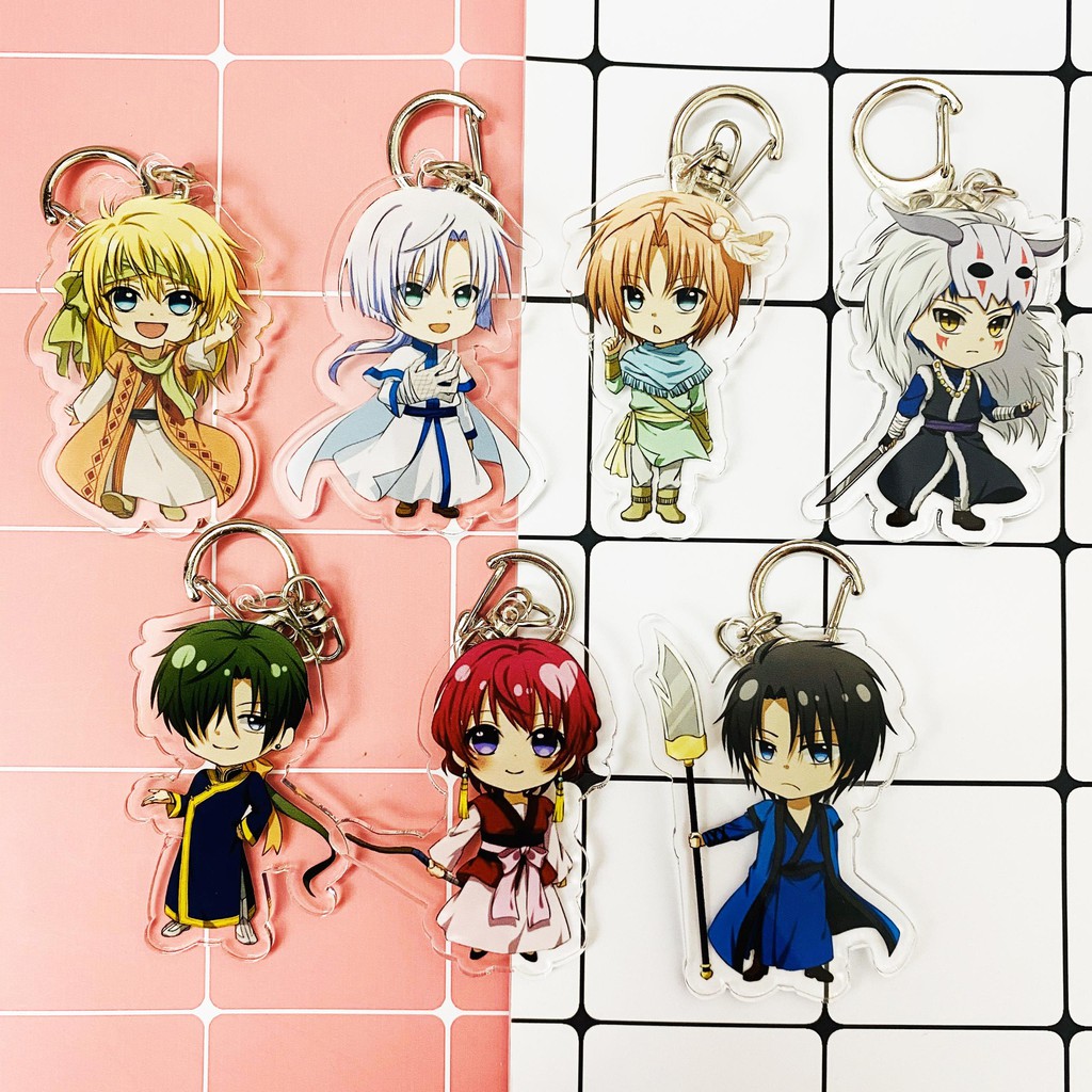 ( Mica trong acrylic ) Móc khóa Akatsuki no Yona - Công chúa bình minh quà tặng xinh xắn dễ thương in hình anime chibi