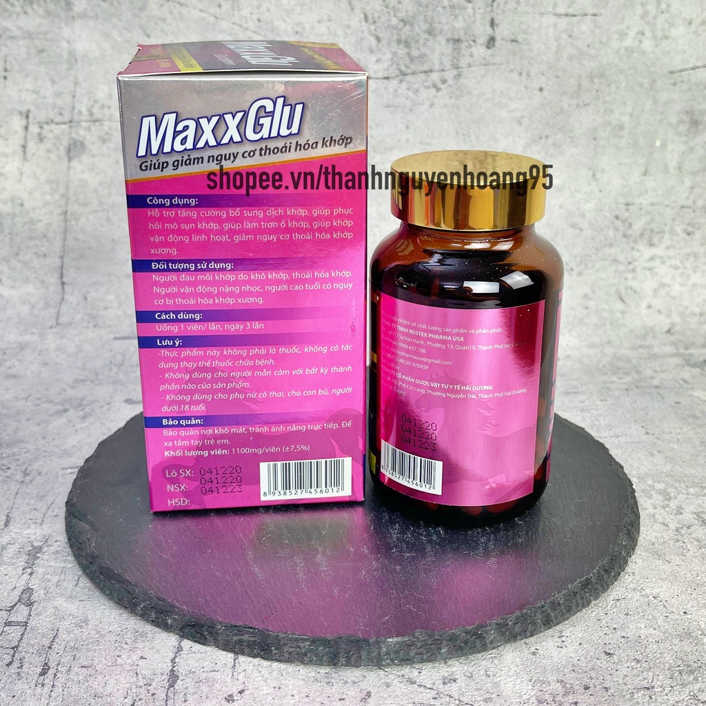 Maxglu tái tạo sụn khớp, giảm tình trạng khô khớp