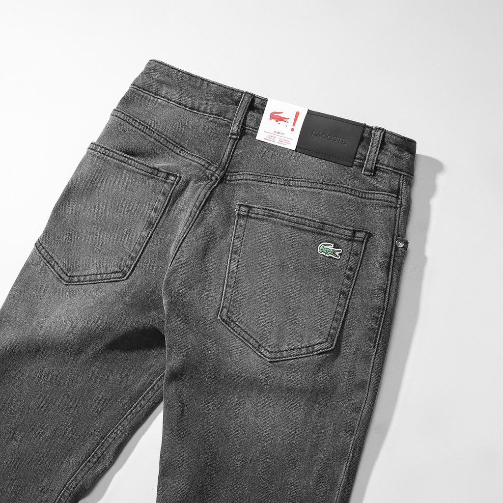 Quần Jean dài nam Lcst việt nam xuất khẩu Slimfit (Form slimfit,chất vải co dãn,ống quần 15-18cm)-210414