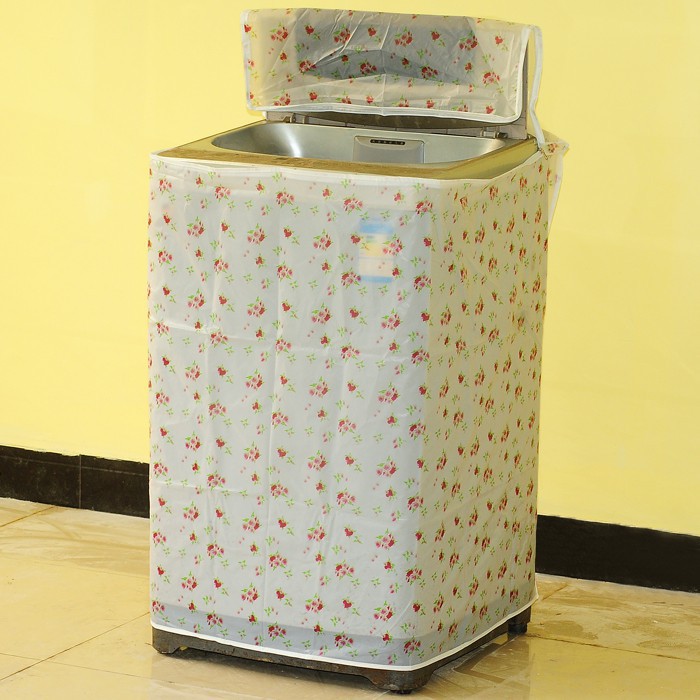 Vỏ bọc máy giặt (Phù hợp cho máy &lt;9kg) chất liệu satin lụa sang trọng, chống thấm nước cửa trước, cửa trên tiện dụng HL9