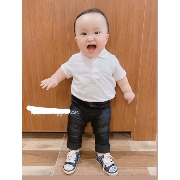 ÁO POLO TRẮNG H&M AUTH