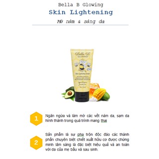 Kem sáng da cho mẹ bầu và sau sinh organic - Bella B Glowing skin lightening