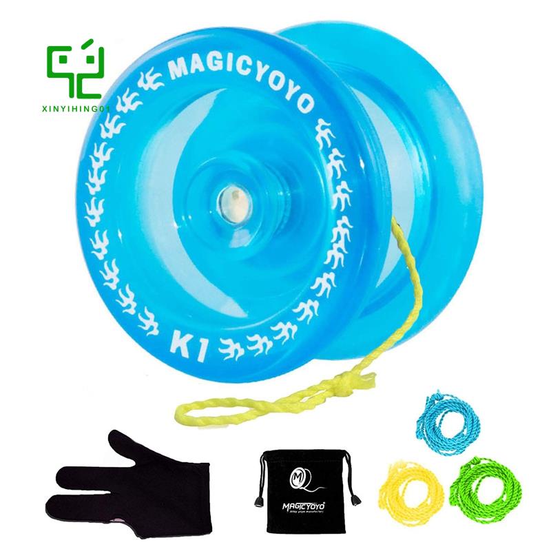 Bộ 3 Quả Cầu Yoyo Magicyoyo K1 Màu Xanh Dương + Găng Tay + Túi Đựng