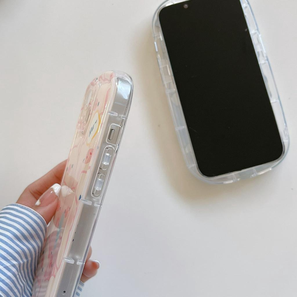 Ốp Điện Thoại Chống Sốc Họa Tiết Heo Pochacco Dễ Thương Cho iPhone 14Promax / 14Pro / 14 / 13Promax / 13Pro / 13 / 12 / 11