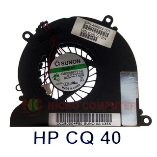 Compaq quạt tản nhiệt hp la bàn cq40, cq41, cq45, dv4-1000 gb0506pfv1-a