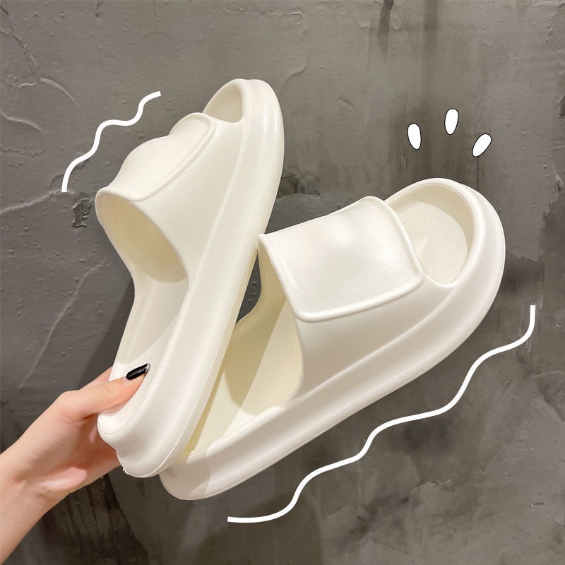 Dép Nhựa EVA Đế Mềm Chống Trượt Màu Trơn Thời Trang unisex